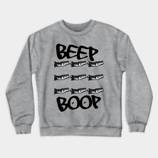 Beep Boop Crewneck Sweatshirt by PUNK ROCK DISGUISE SHOPPE